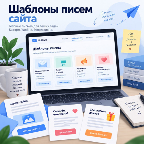 Шаблоны писем сайта